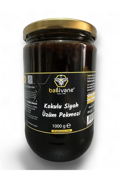 Ballivane Artvin Borçka Kokulu Siyah Üzüm Pekmezi 1kg