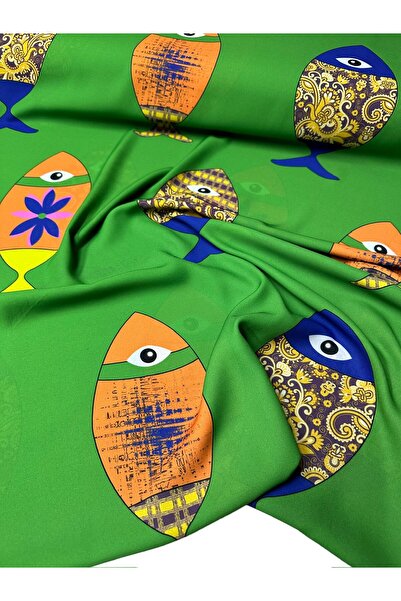 ipekkumaş Suluboya Desen Elbiselik Gömleklik Krep Kumaş Ürünümüz Adet Olarak ...