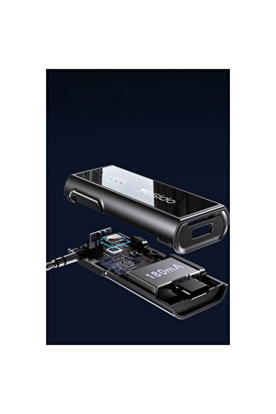 Sphone Bluetooth Kablosuz Mini Wireless Araç Kiti 3.5mm Aux Çıkışlı Mikrofonlu Araba Ses BT Alıcı Verici