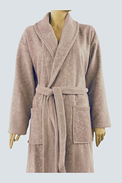 Caymoon Γυναικείο μπουρνούζι Shalyaka με μοτίβο καφέ