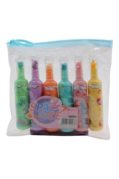 PERFECT Dl-2028 Model 6-Piece Highlighter Set