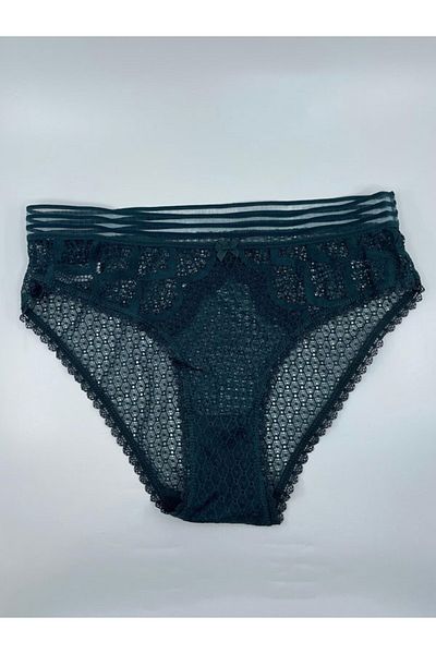 LİNOTTİ Chiloți din dantelă verde închis - 0122024