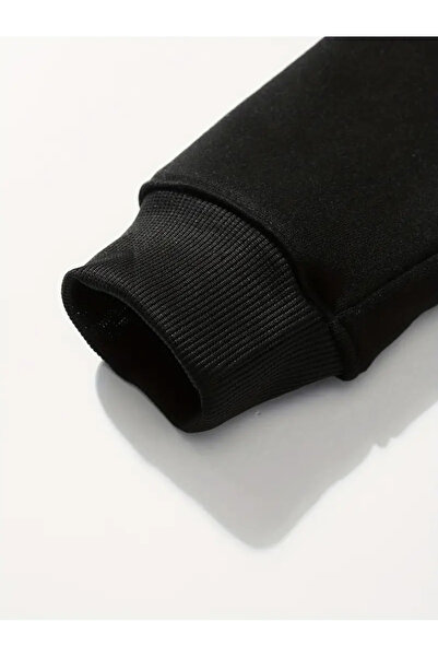 Pink Sky Black Oversize Hoodie Wishing I Was Fishing Printed Sweatshirt