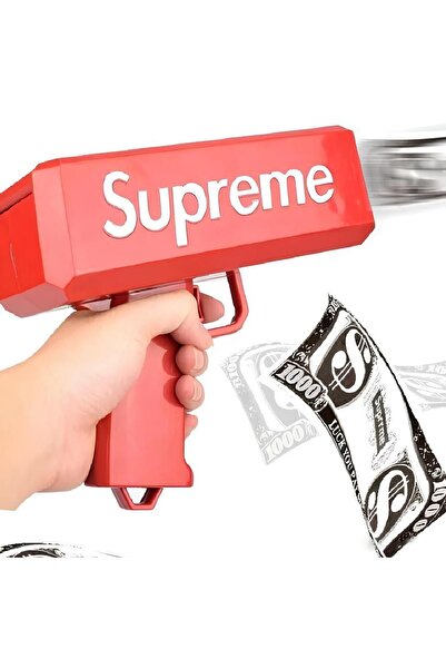 BLA GROUP Para Saçma Tabancası Kırmızı Oyuncak