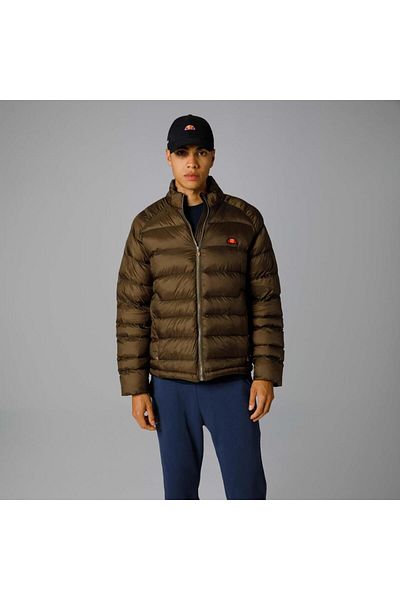 Ellesse Ανδρικό παλτό χακί με επένδυση Em310