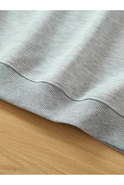 Pink Sky Carrot Toe Snowman Printed Sweatshirt