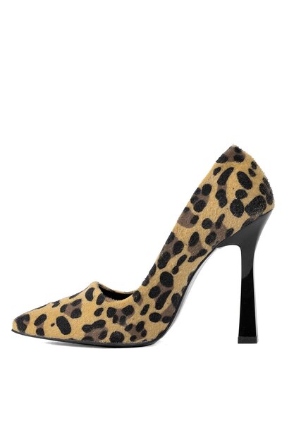 Ayakkabı Fuarı Elit Mst1920T - Women's Leopard Print Stiletto