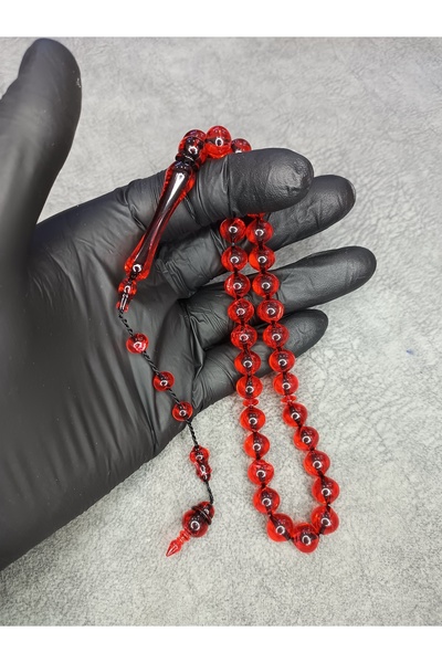 Mos Tespih شالغامي قطع الكراك نموذج مسحوق العنبر مسبحة