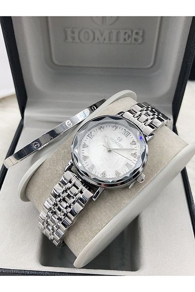 Homies New Season Wrist Watch and Steel Bracelet Gift - Hmsby- 2024121010