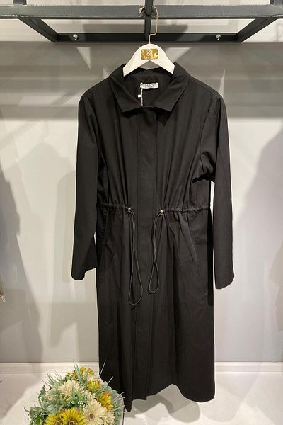 MAQ DESIGN 25Aw27003 Maq Elsin Trench - Comfortable Cutting