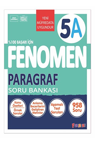 fenomen okul FENOMEN 5 PARAGRAF (A) SORU BANKASI