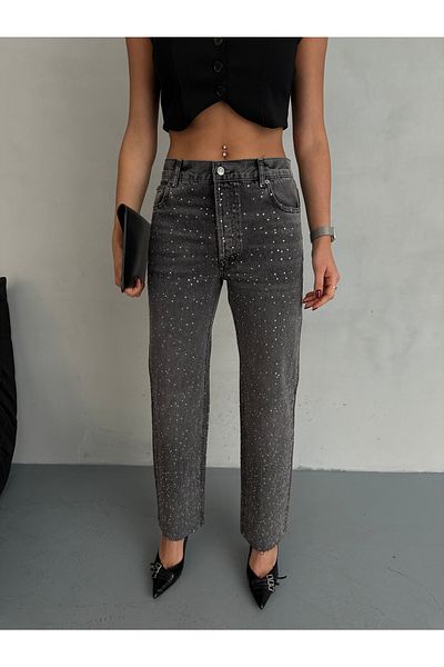 LOISY Blugi de damă Stoned Premium Gri