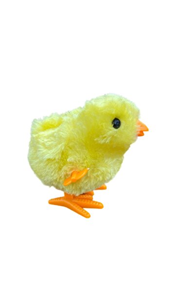 alpmodel Kurmalı Peluş Zıp Zıp Yürüyen Sarı Civciv 10 Cm