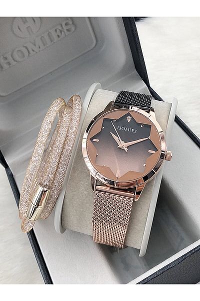 Homies New Season Wrist Watch and Steel Bracelet Gift - Hmsby- 2024121012