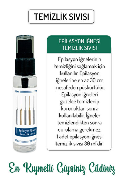 Ballet 5 Adet K2 Çelik Epilasyon Iğnesi Orijinal K2 Gümüş Iğne