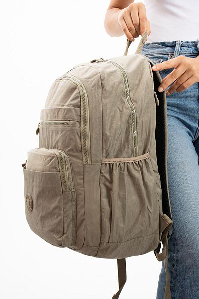 571 Collections Çanta Unisex Ultra Light αδιάβροχο σακίδιο πλάτης - Πολλαπλές τσέπες, Mink (Μοντέλο: 571-1B)