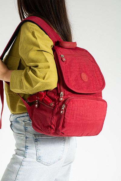 571 Collections Çanta Ultra Light Medium Size Red Women's Backpack - Model 571-3F