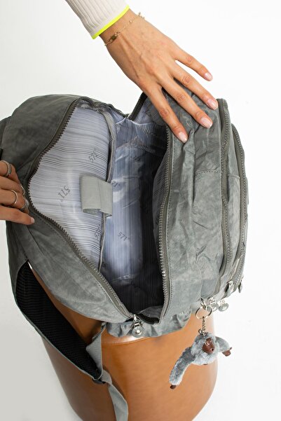 571 Collections Çanta Unisex Γκρι εξαιρετικά ελαφρύ αδιάβροχο σακίδιο πλάτης - Πολλαπλές τσέπες (Μοντέλο: 571-1G)