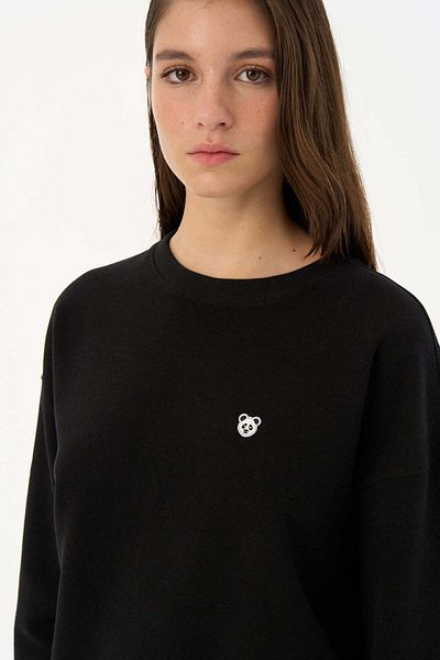 WWF Market Μαύρο φούτερ Panda SuperSoft