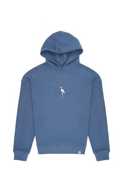 WWF Market Flamingo Supersoft Hoodie - Flint Blue