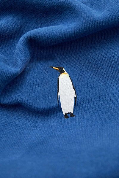 WWF Market Hanocă super moale Emperor Penguin - Indigo Blue