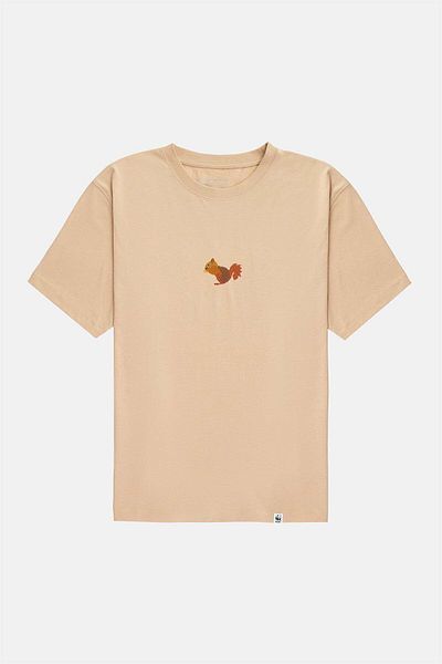 WWF Market Μπλουζάκι Squirrel Light-weight - Μπεζ περγαμηνή