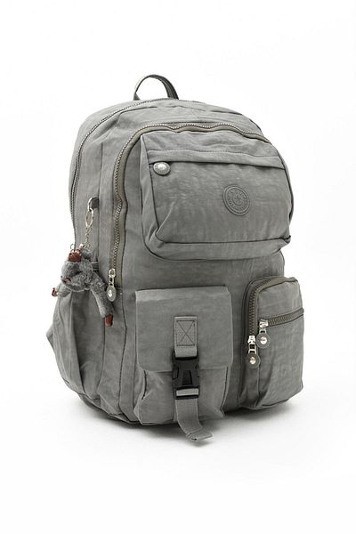 571 Collections Çanta Unisex Gray Ultra-Light Multi-Pocket Waterproof Backpack