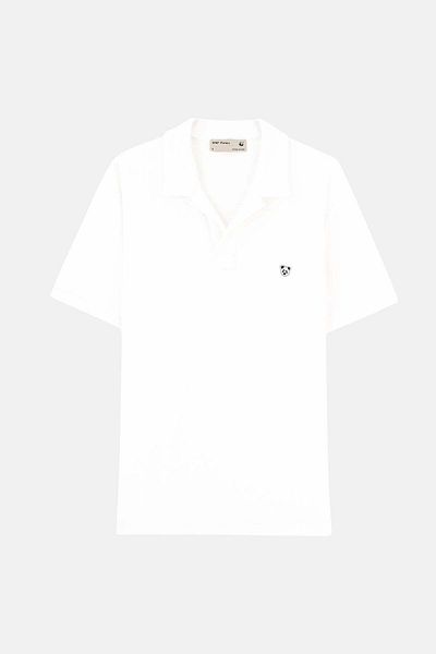 WWF Market Panda Terry Polo - Λευκό