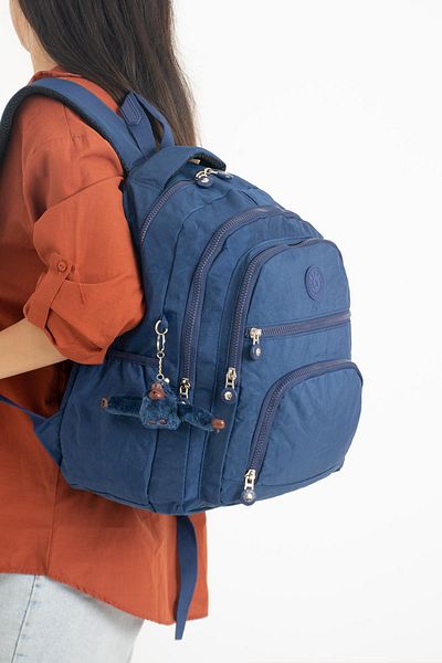 571 Collections Çanta Ultra Light Unisex Medium Size Backpack - Navy (Model: 571-3C)