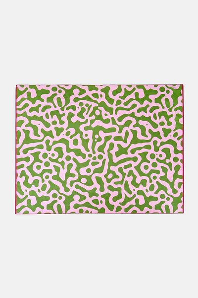 WWF Market Doodle Pareo - Pink/Green