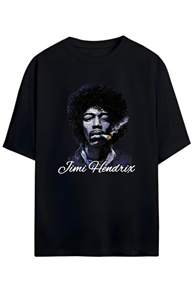 MAGORS Τ-SHIRT JIMI HENDRIX UNISEX OVERSIZE ΒΑΜΒΑΚΙ