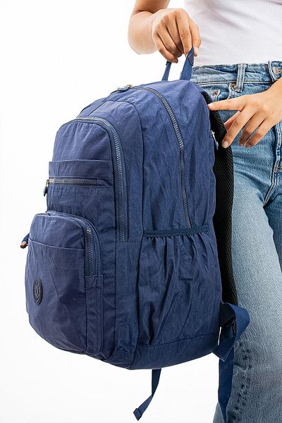 571 Collections Çanta Unisex Ultra Light Waterproof Backpack - Multi-Pocket, Navy (Model: 571-1B)