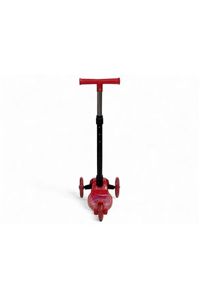 ALBADER 2-in-1 Kick Scooter, Upgraded Adjustable Height Handlebars, Lighted Wheels, Manual Scooter