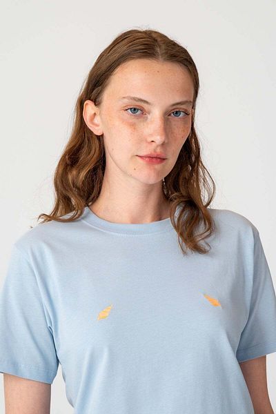 WWF Market Tricou pentru femei Sea Shells Light - Albastru deschis