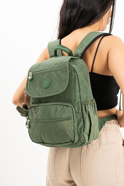 571 Collections Çanta Εξαιρετικά ελαφρύ πράσινο Unisex σακίδιο πλάτης - Πολλαπλές τσέπες, μεσαίο μέγεθος (Μοντέλο: 571-4A)