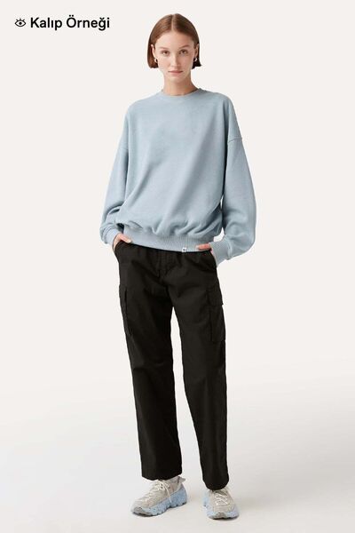WWF Market Yavru Sincap Super Soft Oversize Sweatshirt - Turuncu