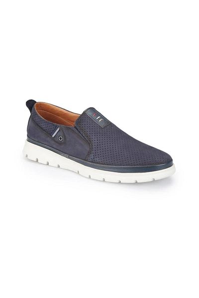 MERCEDES Robbie Navy Blue Men's Leather City 100312068