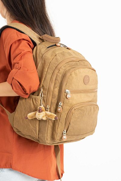 571 Collections Çanta Unisex Ultra Light μεσαίου μεγέθους σακίδιο πλάτης - Tan (Μοντέλο: 571-3C)