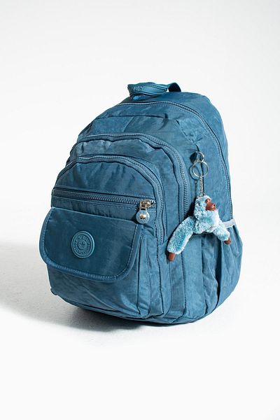 571 Collections Çanta Rucsac de mărime medie, unisex, ultra ușor, albastru - buzunare multiple (model: 571-3J)