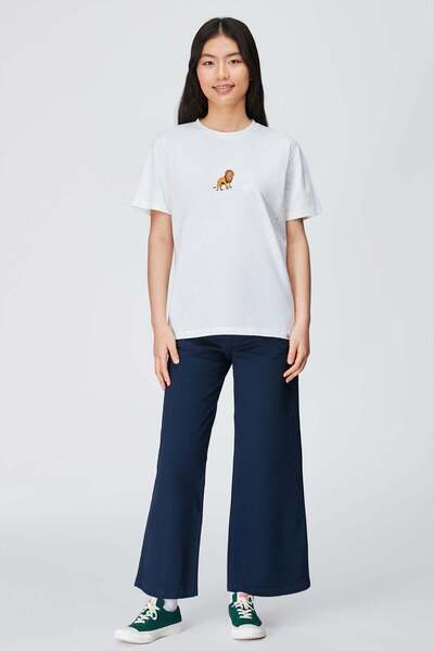 WWF Market Λιγότερο μπλουζάκι Lion - Λευκό