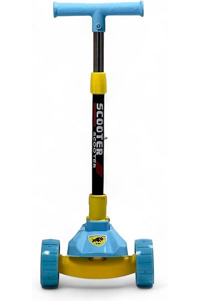 ALBADER 2-in-1 Kick Scooter, Upgraded Adjustable Height Handlebars, Lighted Wheels, Manual Scooter