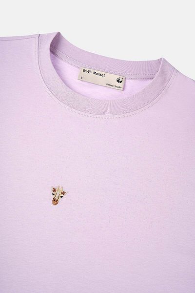 WWF Market Tricou Girafe Light pentru femei - Liliac