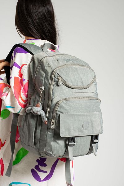 571 Collections Çanta Unisex Gray Ultra Light Waterproof Backpack - Multi Pocket (Model: 571-1H)