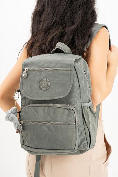 571 Collections Çanta Unisex γκρι μεσαίου μεγέθους εξαιρετικά ελαφριά τσάντα - Πολλαπλές τσέπες (Μοντέλο: 571-4A)