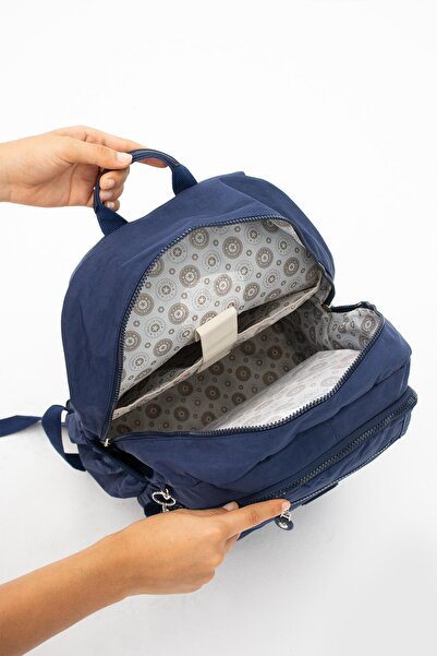 571 Collections Çanta Εξαιρετικά ελαφρύ αδιάβροχο Unisex σακίδιο πλάτης - Πολλαπλές τσέπες, Navy Model: 571-2E