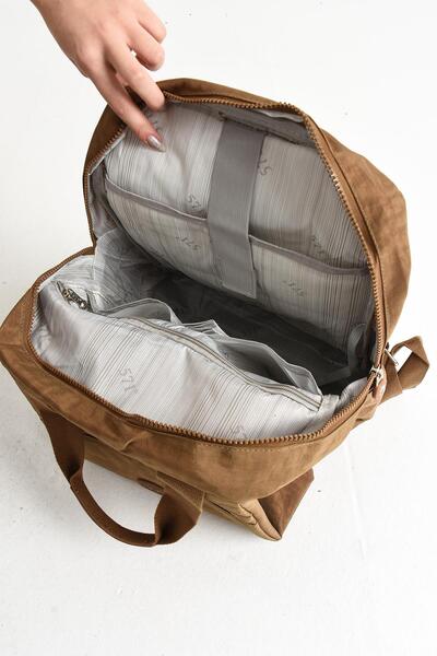 571 Collections Çanta Ultra Light Tan σακίδιο πλάτης και τσάντα χειρός - Δύο λειτουργίες (Μοντέλο: 571-5H)