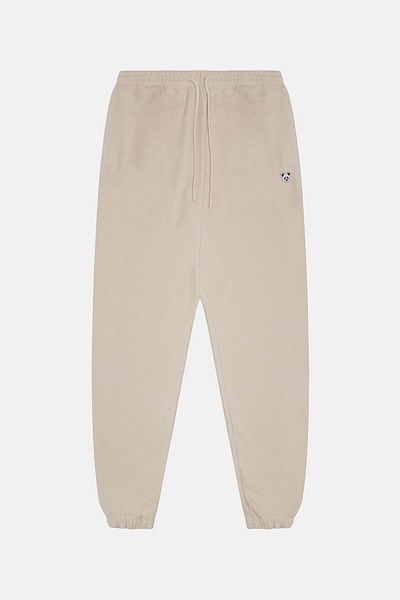 WWF Market Ανδρικό αθλητικό παντελόνι Panda Super Soft - Βελούδινο Μπεζ