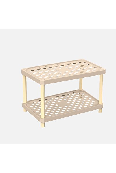 Magnotto Çok Amaçlı 2’Li Raf Kitaplık Mutfak Banyo Salon Bahçe Ayakkabılık Çiçeklik Çok Amaçlı 2 Li Raf