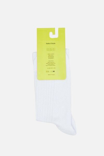 WWF Market Koala Towel Socks - White