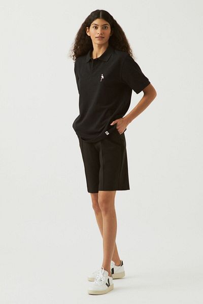 WWF Market Flamingo Polo - Μαύρο